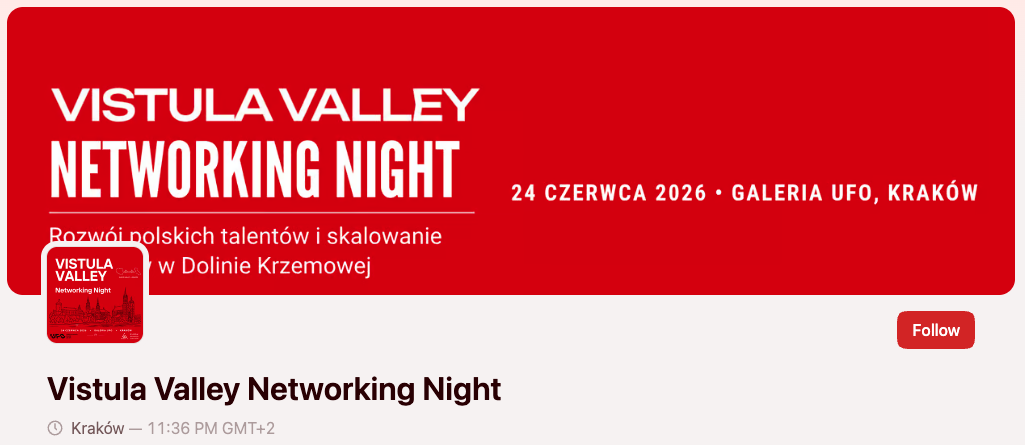 Vistula Valley Networking Night